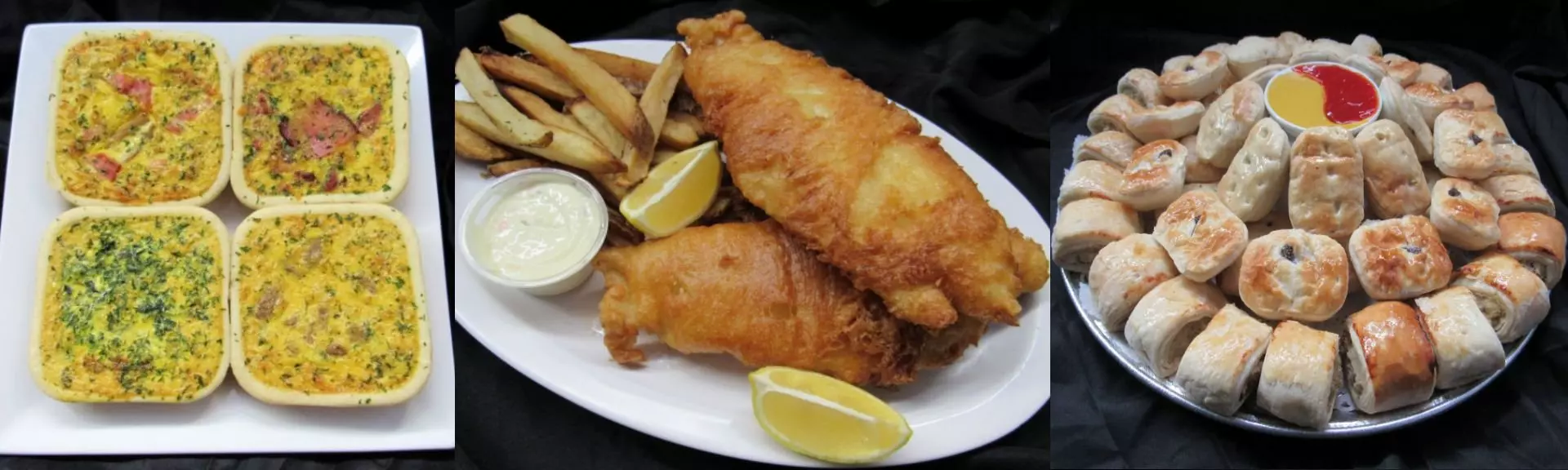 (image for) Breakfast Pies | Fish & Chips | Party Platters